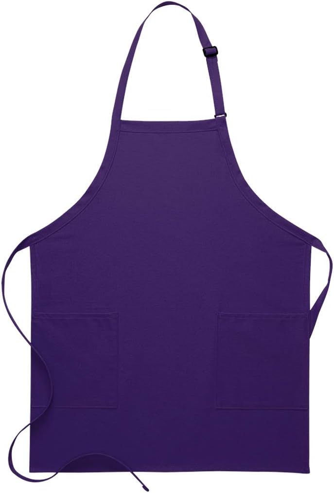 DayStar Apparel 230 Two Patch Pocket Bib Apron