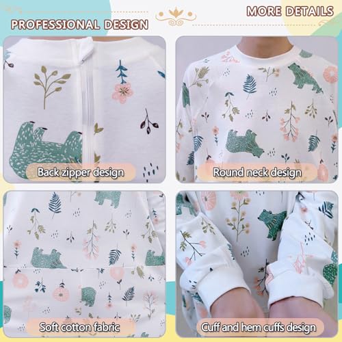 Image of Unisex Jumpsuit with Back-Zipper,Suitable for Incontinence Care,Alzheimer's Patients,Seniors,Dementia Patient