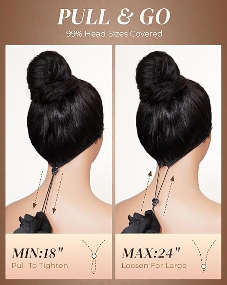 Image of Arabella 6x5 HD Lace Front Glueless Wig Silky Straight 210% Density 26 Inch