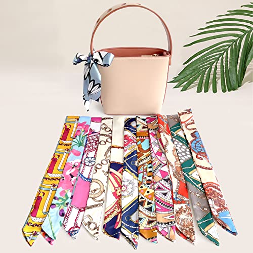 Hairband Handbag Ribbon Scarf, Hair Head Band for Purse Decor, Neck Scarf Skinny for Women Bracelet2