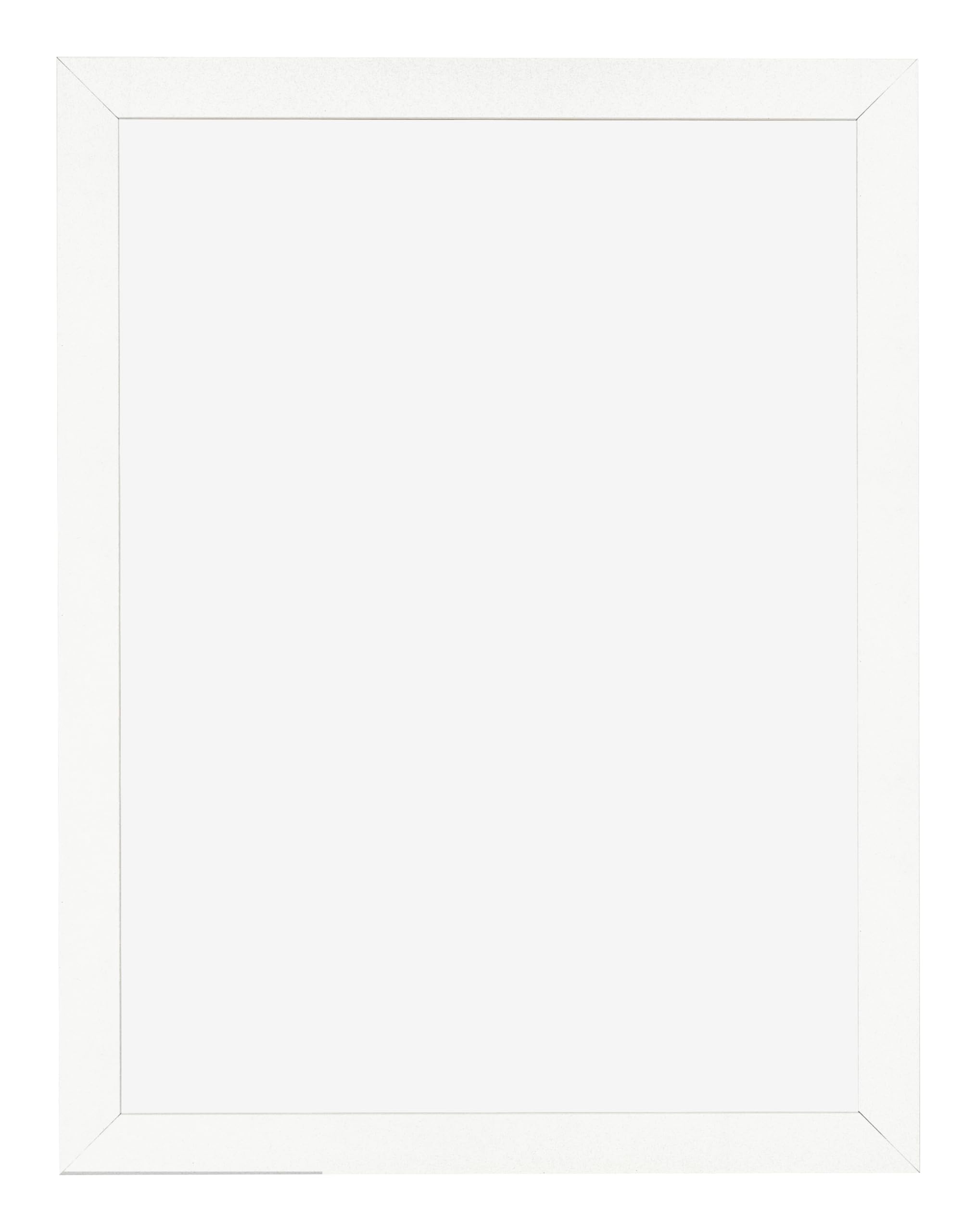 Dutch Frame Factory - Picture frame 45x60 cm - White High Gloss - MDF Picture frame with Antireflex Acrylic glass - Photo frame 45x60 cm - Benno