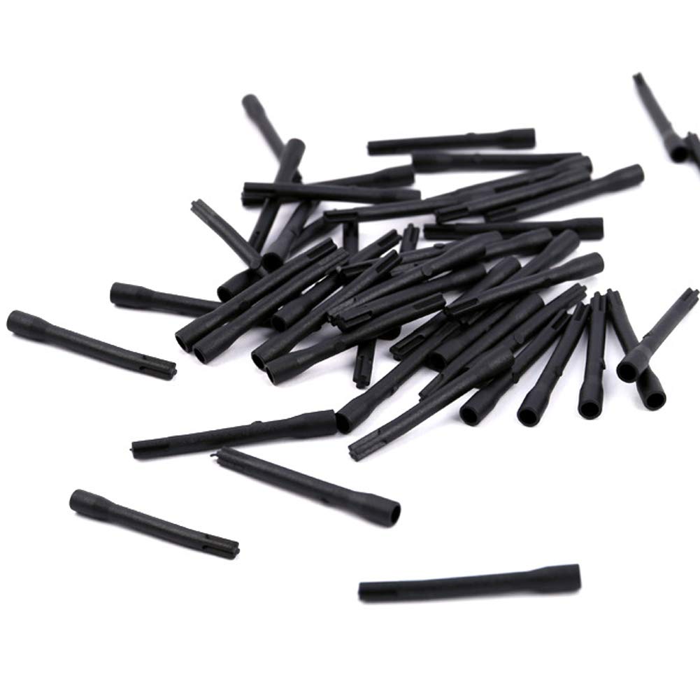 luzen100Pcs Disposable Tattoo Ink Mixing Sticks Tattoo Ink Mixer Machine Sticks Tattoo Pigment Mixing Stirring Rods for Eyebrow Makeup Microblading Tattoo Supplies, Black