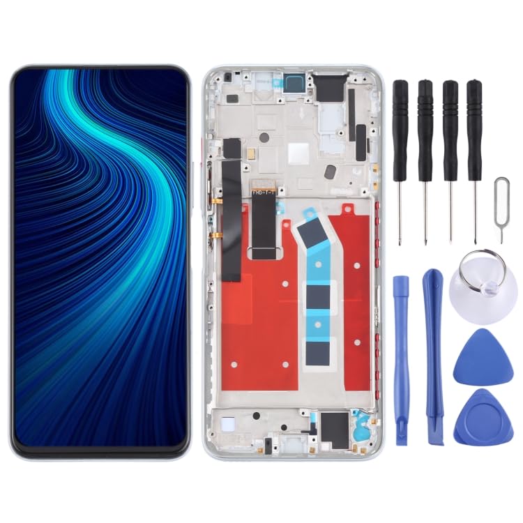 Téléphone portable X10 Pro remplacement écran cassé via bloc LCD complet et cadre rigide