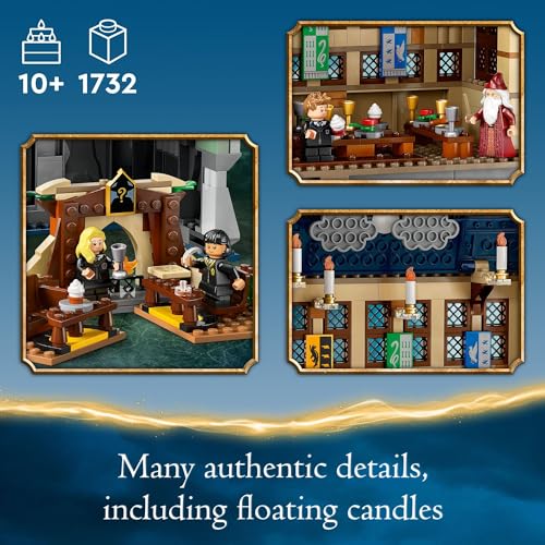 LEGO Harry Potter Hogwarts Castle: The Great Hall, Castle Toy Playset with 11 Minifigures, Harry Potter Collectible, Magical Gift for Boys, Girls or Any Fan, Harry Potter Toy for 10 Year Olds, 76435 - Image 4