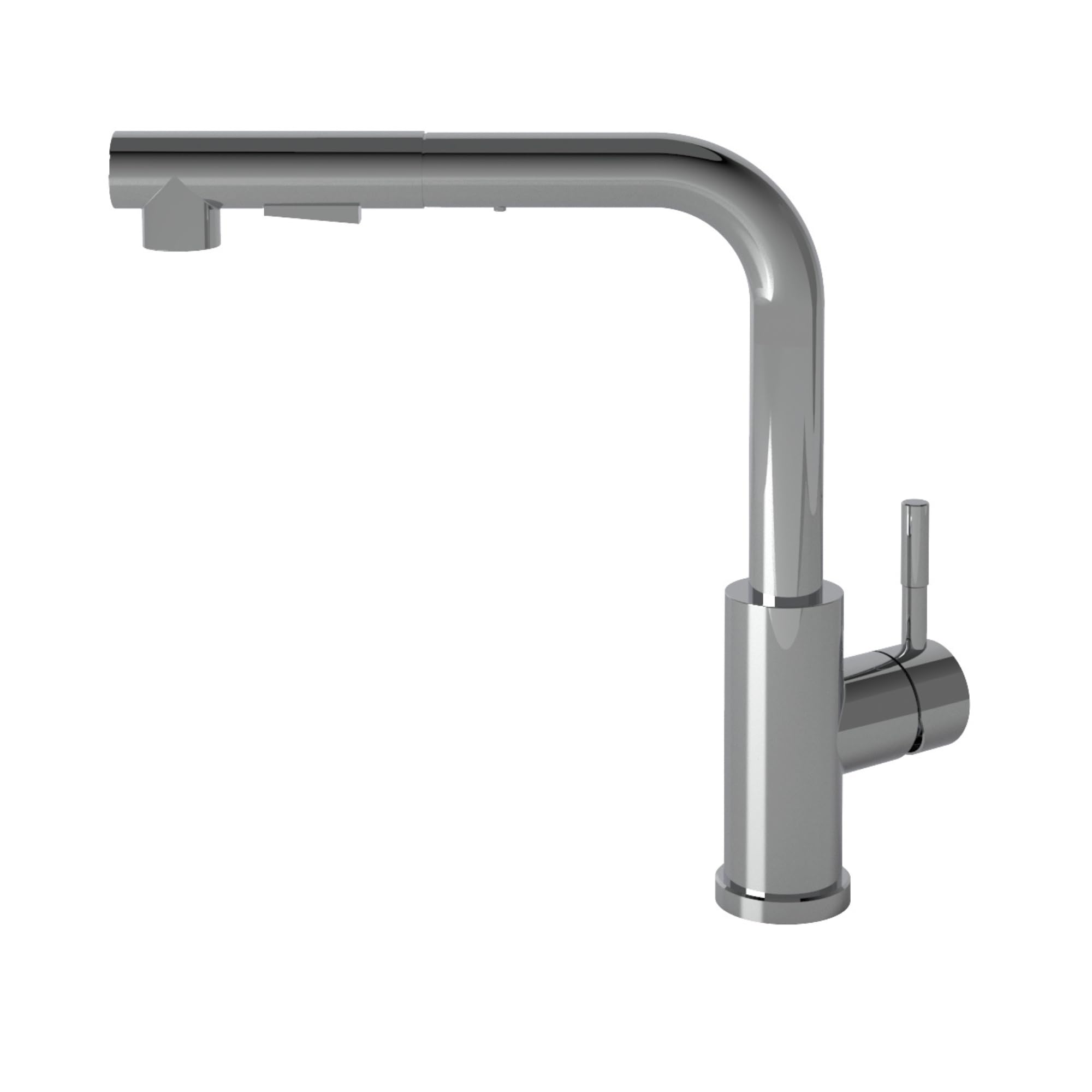 CATA CSE Einhebel-Wasserhahn mit hohem Auslauf Höhe 29,4 cm Keramikkartusche Kaltöffnen Anti-Kalk-Belüfter mit Durchflussreduzierer auf 5,7 l/min Messingmaterial Verchromt