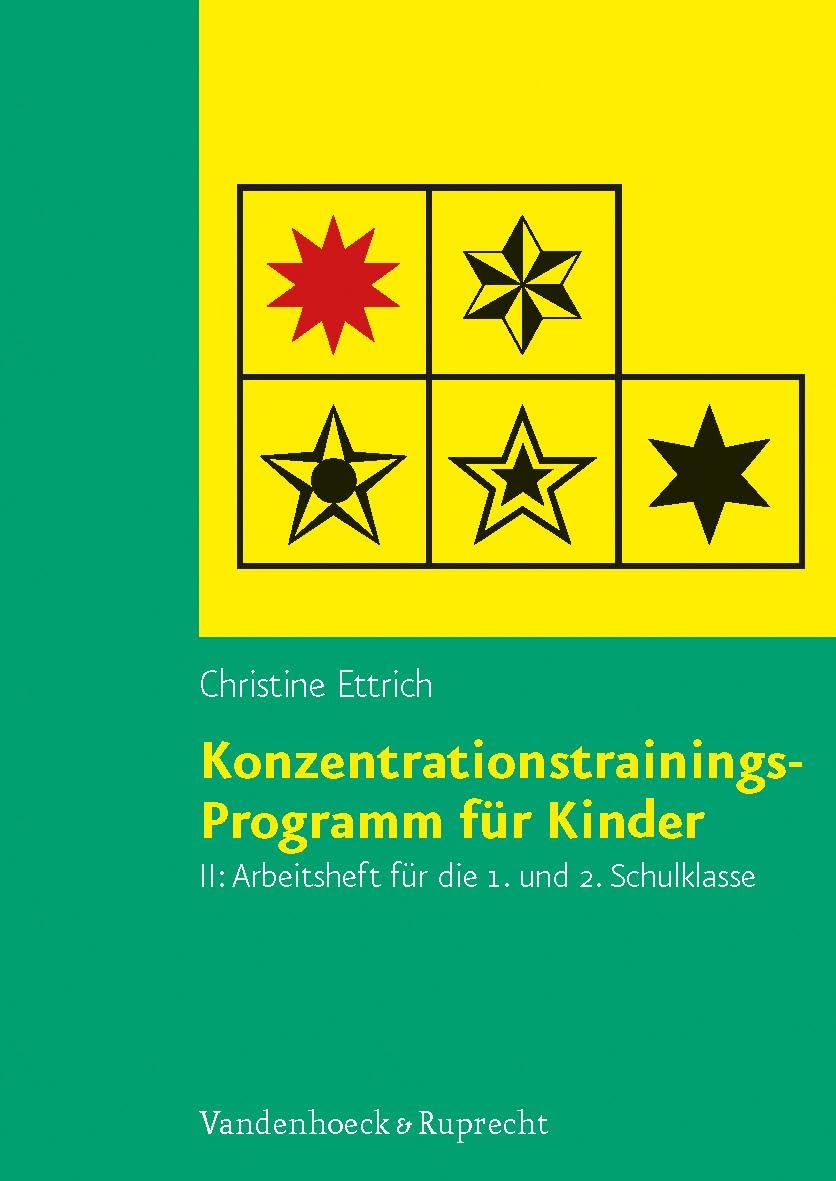 Konzentrationstrainings-Programm für Kinder, Bd.2, Arbeitsheft für die 1. und 2. Schulklasse