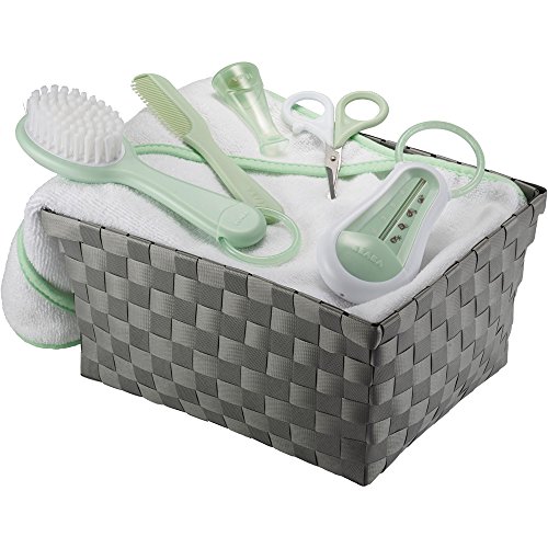 Nissanou - Set accappatoio neonato e guanto di