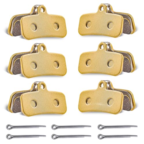 Image of 6 Packs Replacement Genuine Front and Rear Basin Brake Pads for Sur Ron Light Bee X /S, Talaria Sting MX3 R /MX4 and Segway X160 /X260, Electric Off-Road Bike Replacements