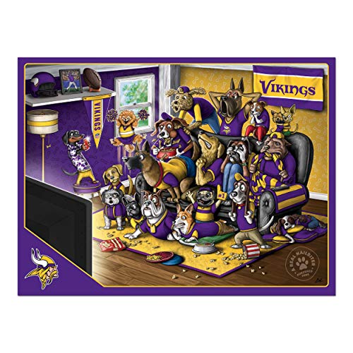 Image of YouTheFan NFL Purebred Fans 500pc Puzzle - A Real Nailbiter