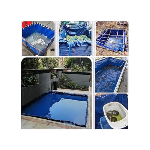 Bassin d'aquaculture structure acier et bâche PVC pliable à œillets - 5