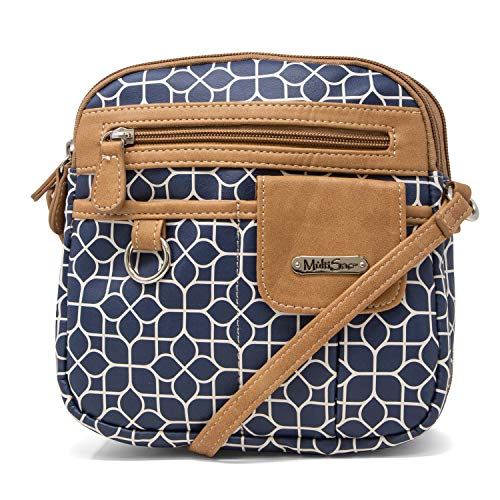 Multisac North South Mini Zip Around Crossbody Bag