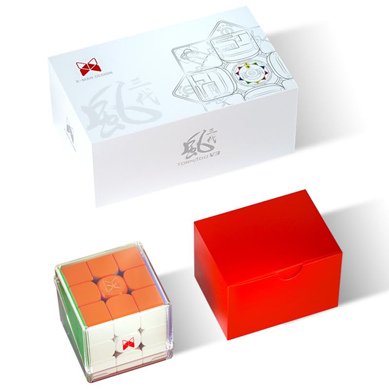 Image of HAWKISTER 6+ Years Qiyi X-Man Tornado V3 3X3 Magnetic Speed Cube (Flagship)