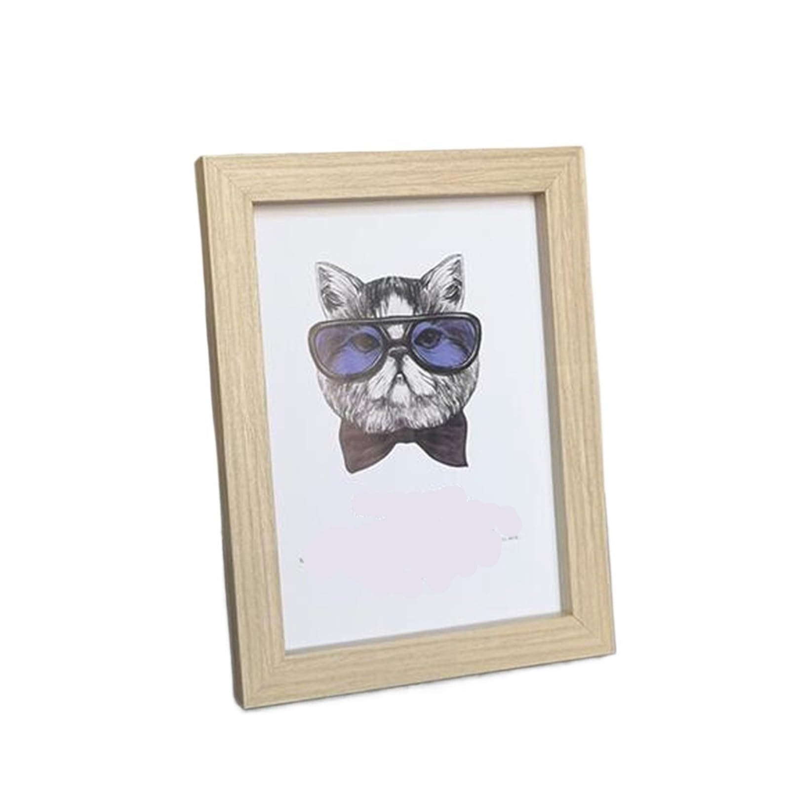 Akrylowa drewniana ramka na zdjęcia, ze stopu aluminium wisząca ścianie A4 i 5-10 cali Khaki(Khaki,20X25cm 10inch)
