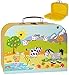 alles-meine.de GmbH 1 Stück _ Kinderkoffer / Koffer - MITTEL -  Bauernhof / Tiere  - ideal für Spielzeug und als Geldgeschenk - Mädchen & Jungen - Kinder & Erwachsene - Pappe K..