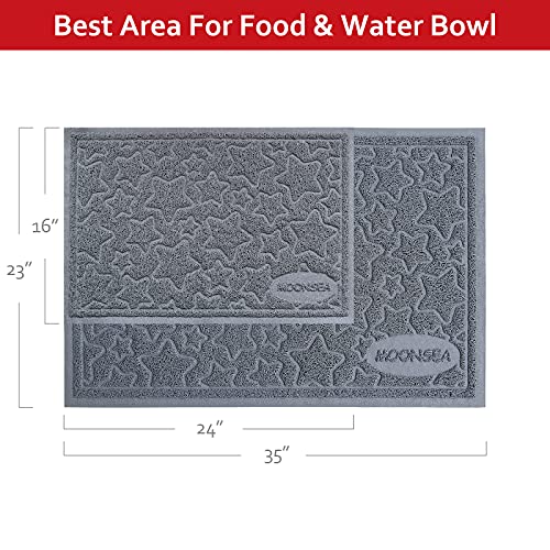 Pet Feeding Mat for Food and Water Large Size, Non-Slip Waterproof Dog Bowl Mat, Easy to Clean Dog Food Mat, Unique Star… - Image 7