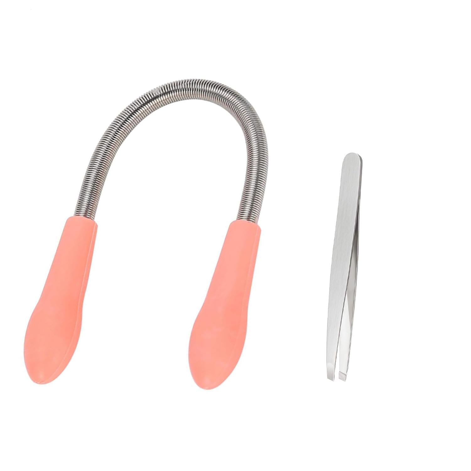 erza 1 facial hair remover spring for women face chin cheek eyebrow mustache upper lip hair remover spring epilator threading tool, including 1 facial hair epilator beauty tweezer, random color