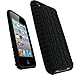 Produktbild iGadgitz U0672 Schutzhülle aus Silikon mit Motiv Spur von Reifen Kompatibel mit iPod Touch 4 G Schwarz + Displayschutz