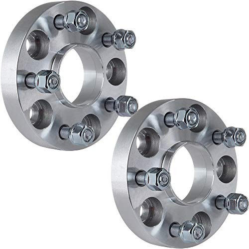 ECCPP 2x 1 inch 5x4.5 Hubcentric Wheel Spacer Adapters 5x114.3 to 5x114.3mm 5x4.5 to 5x4.5 64.1mm Hub Fits for Acura TSX for Honda Acura Acura CL for Honda CRV with 12x1.5 Studs