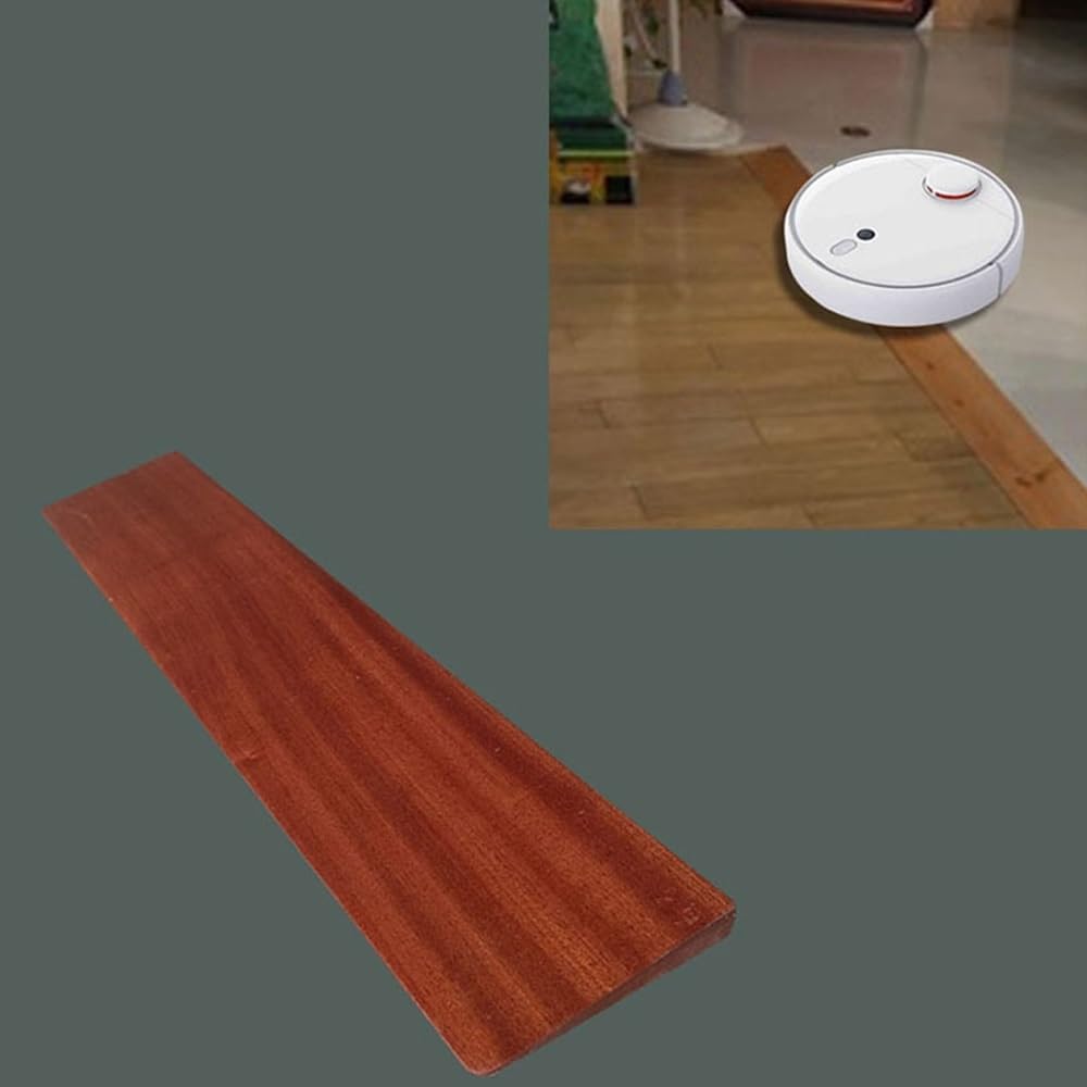 Rampes Bois Massif 1-3.5cm Hauteur Rampes De Trottoir en Bois pour Marches, Rampes De Seuil Portable Légère pour Scooter/Robot Aspirateur(Wood,70x15x3cm)
