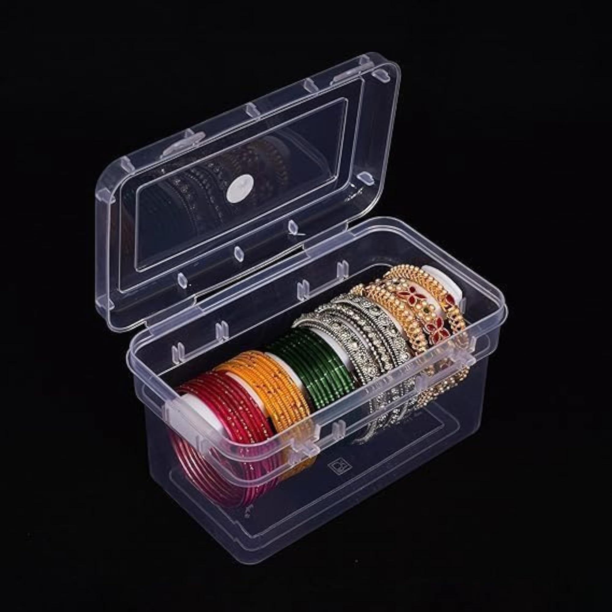 Clear Plastic Bangle Box for Travelling