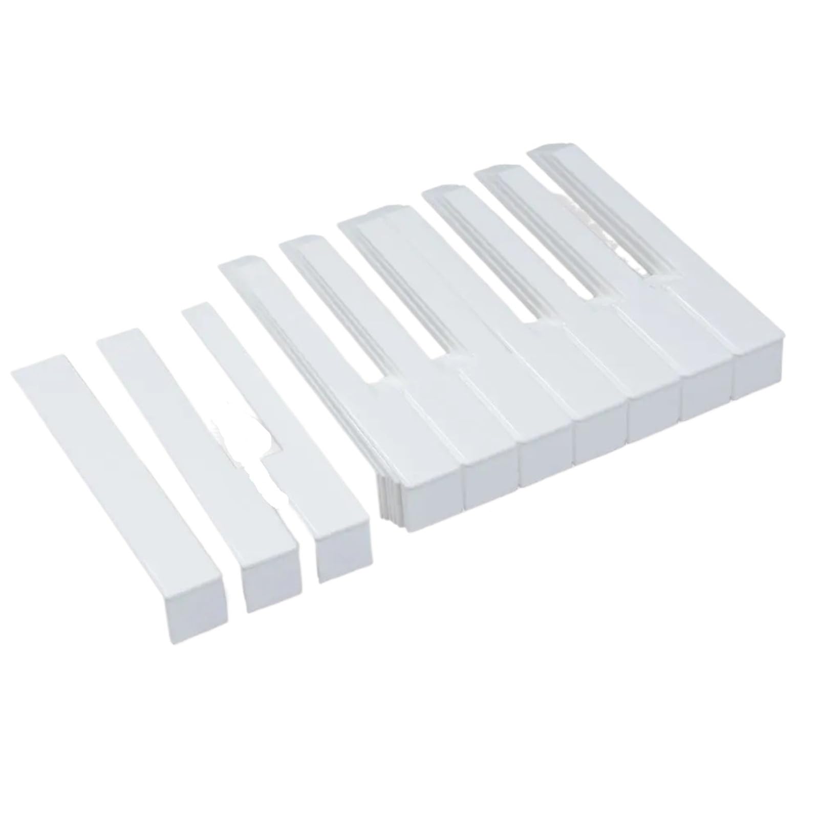 Compatibile con kit di tastiere for pianoforte in plastica ABS bianca da 52 pezzi con accessori for strumenti a tastiera frontali
