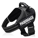 PAWIMAGE No Pull Dog Harness with Sturdy Top Handle, Reflective Heavy Duty Pet Harness with...