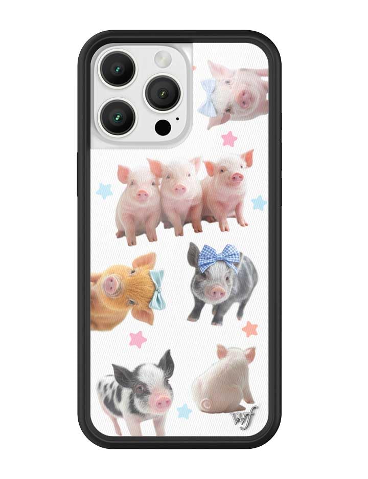 Wildflower Cases - iPhone 16 Pro Max Compatible - Little Piggies