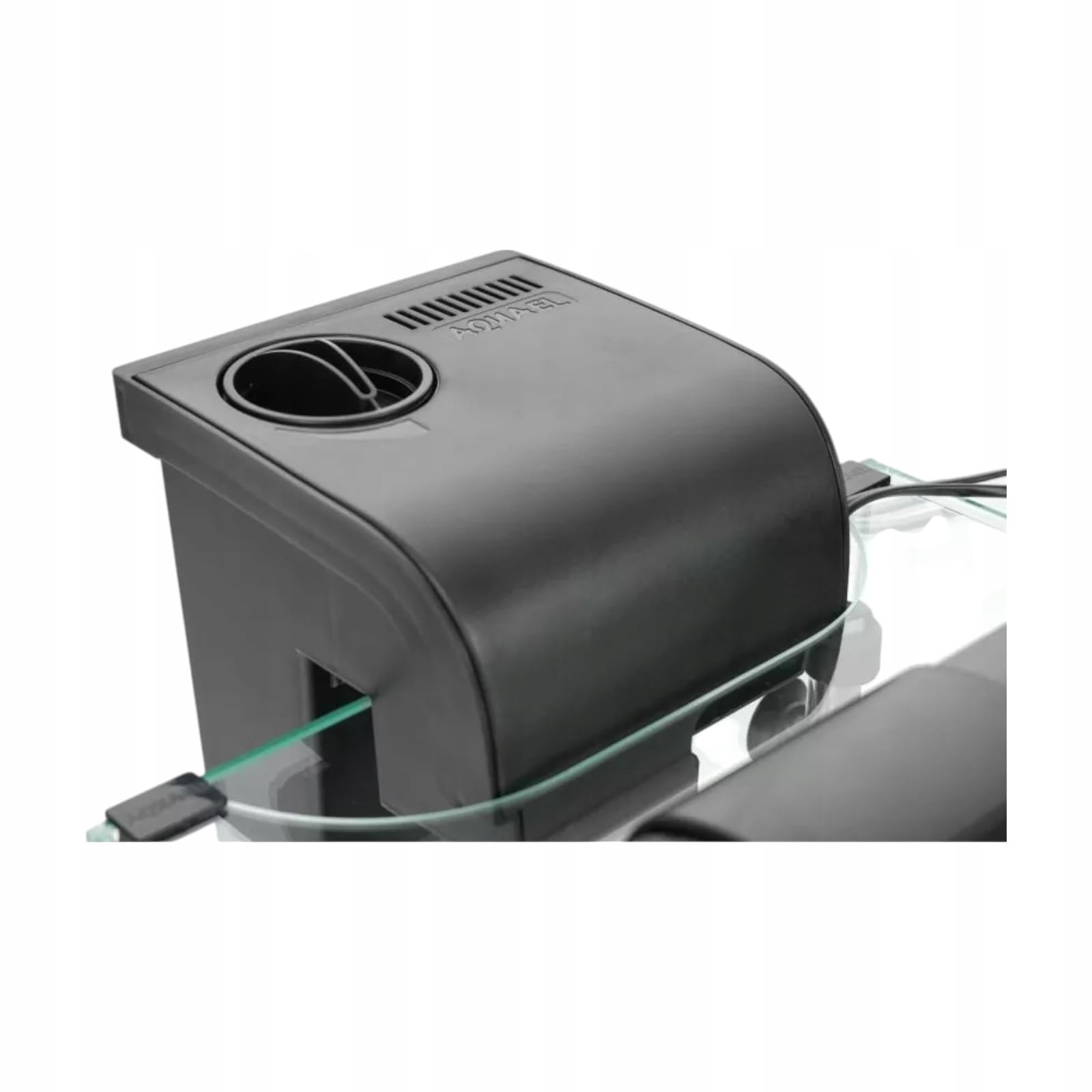 Aquael Fish & Shrimp Set Duo 35 2.0 Akwarium 49L Czarne – LED Plant & Night, Filtr Kaskadowy, Grzałka 50W, 35x35x40cm