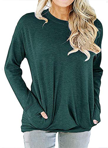 dark green sweatshirt womens