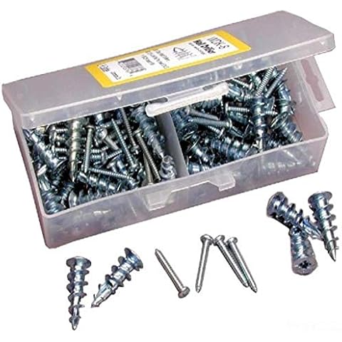 L.H. Dottie WDK8 Wall Driller Kit, 8 by 1-1/4-Inch Length Screw, 8 Anchor, zinc Cover