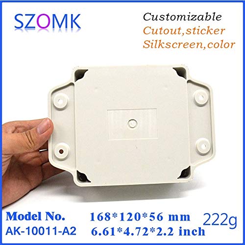 Gimax 10個/ロット分配ボックス ABSボックス 小型プラスチックケース 168x120x56mm 電子プロジェクトボックスエ