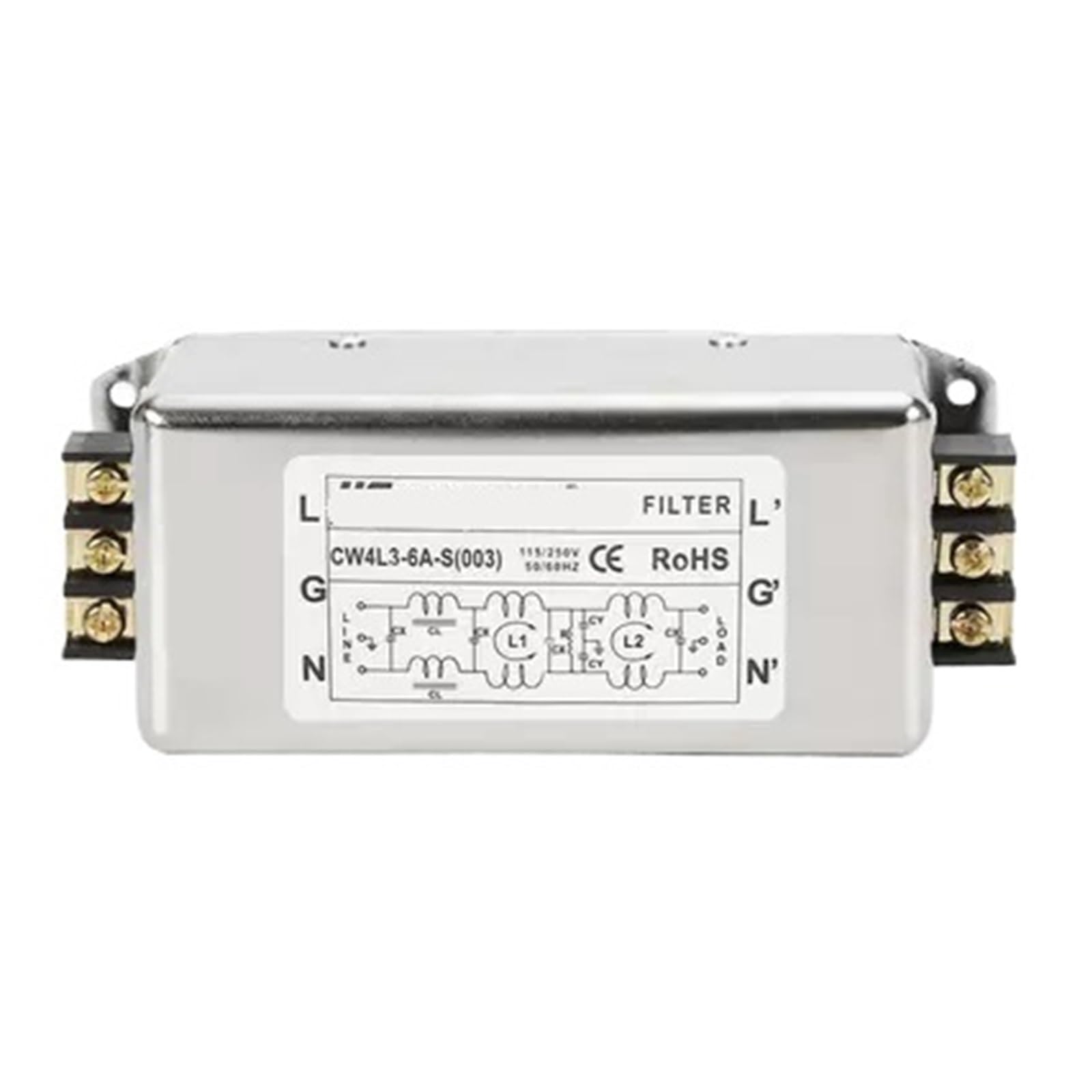 Filtro de potencia antiinterferencias y purificador de red eléctrica 220V