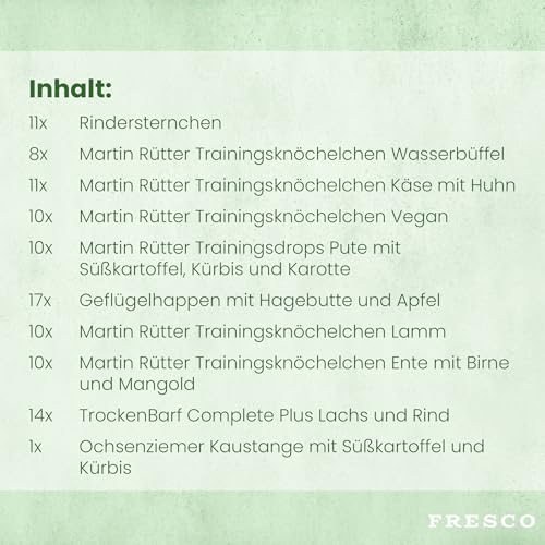 FRESCO Dog Martin Rütter Adventskalender für Hunde 2025 - Gourmet Mix