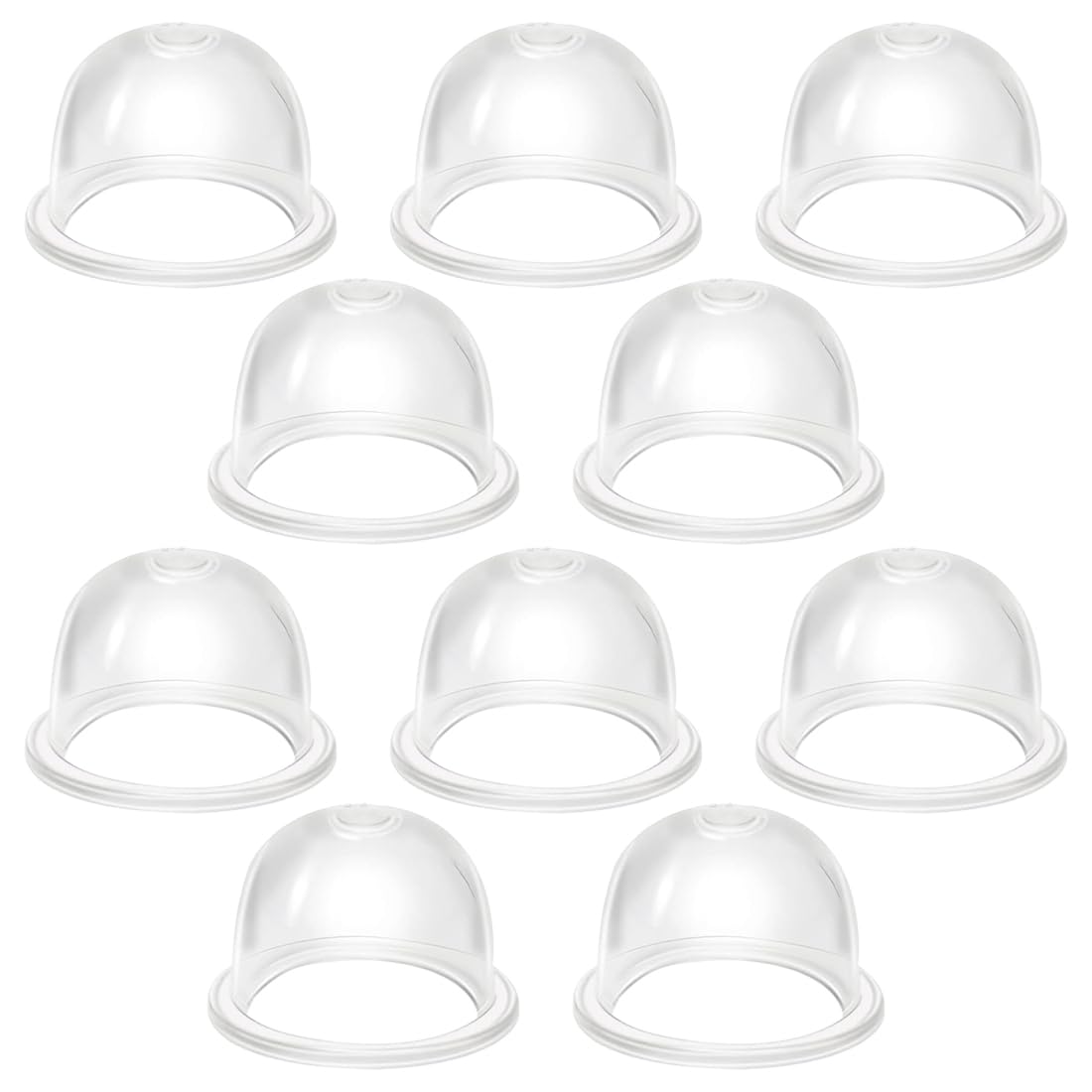 JEYORZY Poire D'Amorçage 10 Pièces Pompe à Carburateur 22mm Tasse d'Huile Bulle Transparente pour Tondeuse à Gazon Coupe-haie