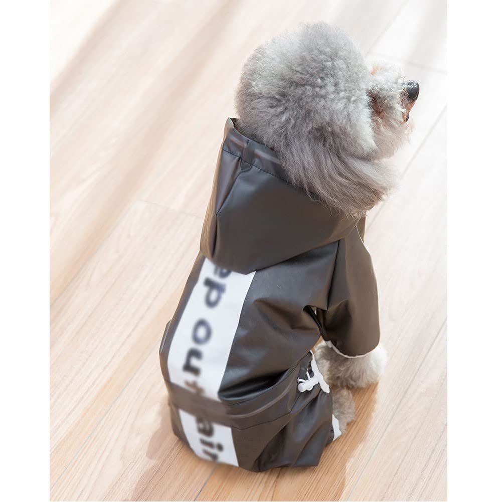 Manteaux imperméables pour Chiens Imperméable pour Chien avec Capuche et Sangle de Collier et Capuche, imperméable ultraléger Respirant 100% imperméable.(Color:2,Size:S)