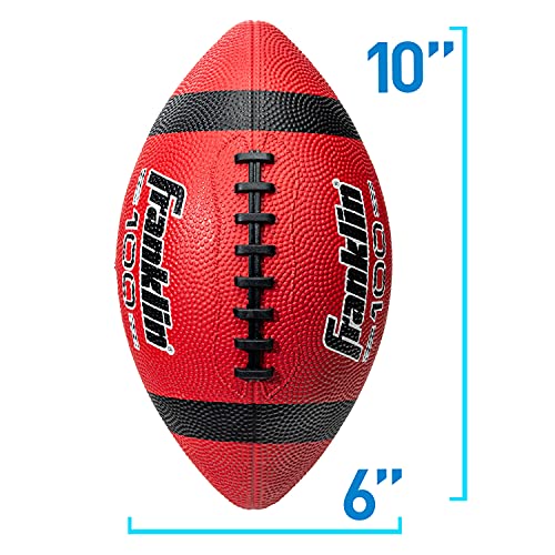 Franklin Sports Grip Rite 100 Rubber Junior Football #TOP5