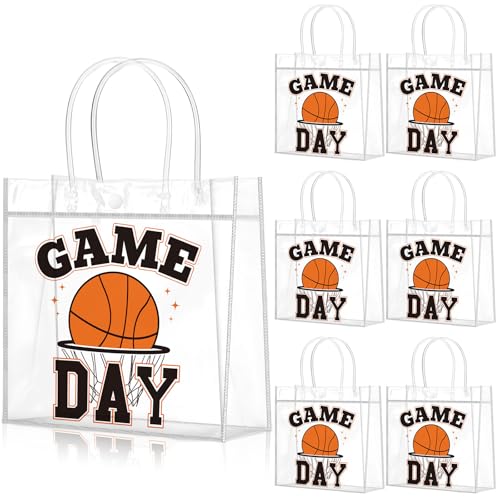 Wesnoy 20 Pcs Cute Softball Gift Bag Pink Bow Softball Goodie Gifts Bags with Handles Reusable Sport Themed Treat Bags for Candy Birthday Party Supplies 8 x 8 x 3.15''
