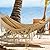 MOSFiATA Backyard Hammock with Tassels Max 500lbs Canvas Fabric Bohemian Style with Thickened Rope and Carry Bag for Outdoor, Garden, Patio, Wedding Decor (Khaki)