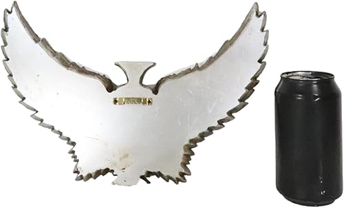 Miniatura 7 de Ebros Gift Ángel gótico cráneo alado con cruz de crucifijo rojo decoración de pared placa tiempo espera a nadie hombre guardián ángel calavera con