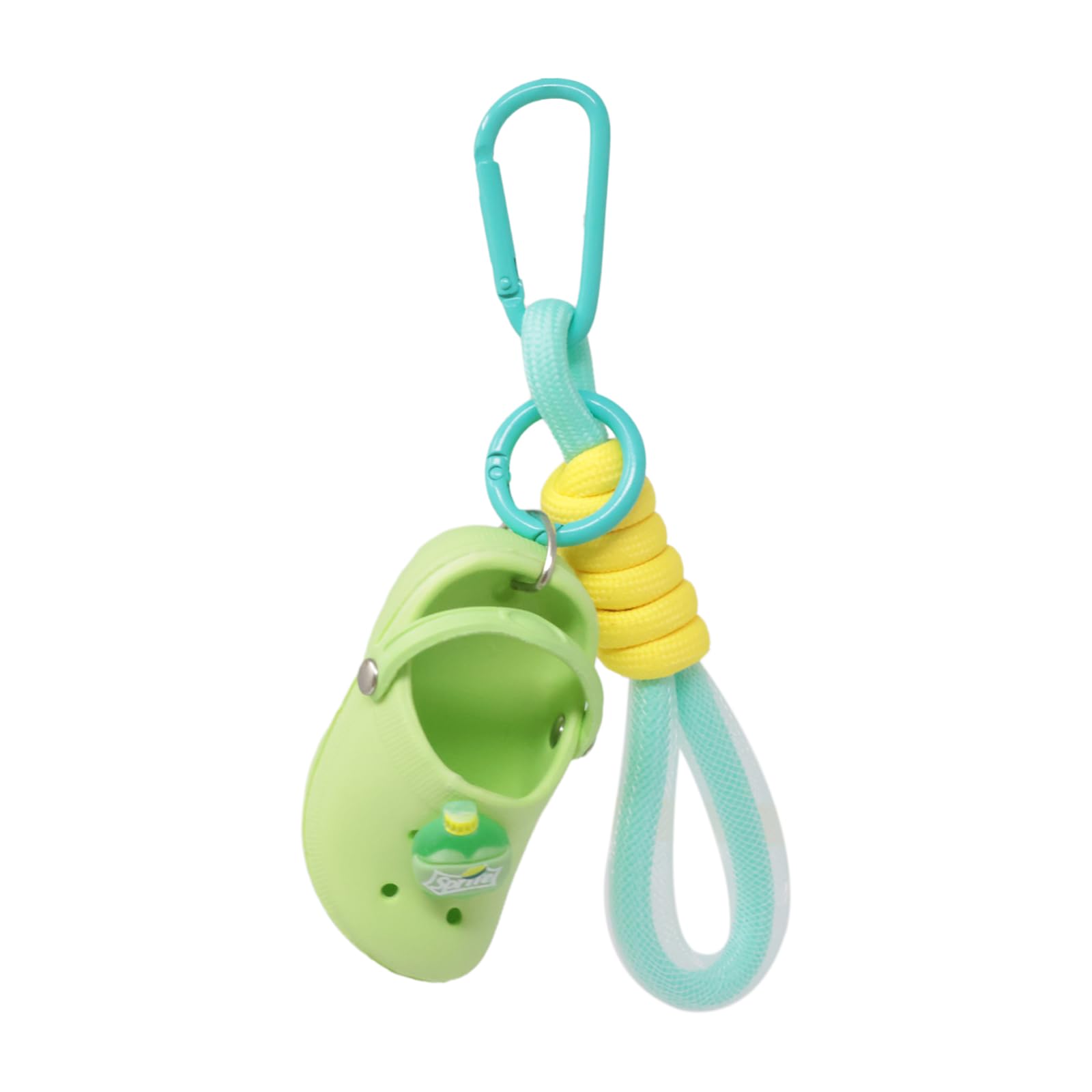 yueton 1Pack Cute Shoes Keychain Creative Slipper Keychain Funny Bag Pendant for Women Men (Color Random)