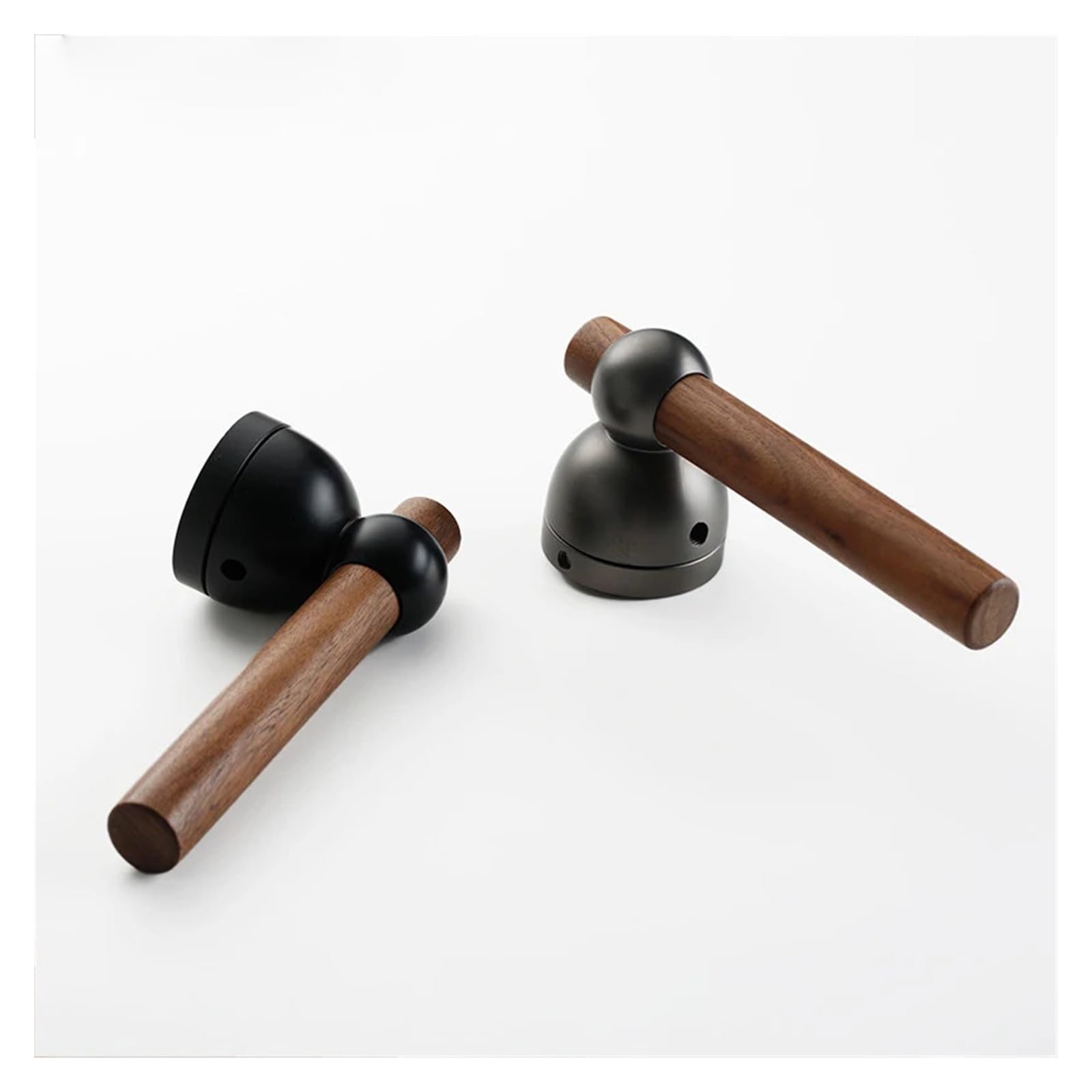 SJLOYNWQ Bedroom Split Door Lock Walnut Handle Silent