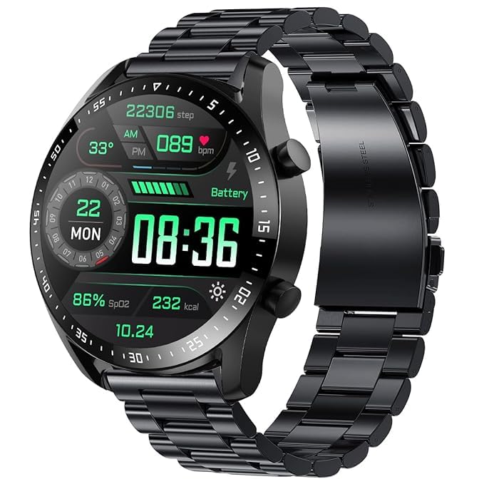 See full amazon price history chart for (Refurbished) pTronNewly Launched Force X11P Smartwatch,Bluetooth Calling,1.3" Full Touch Display,Full Solid Metal Body,High-Resolution 240X240Px,Hr,Watch Faces,5 Days Battery Life&Ip68 Waterproof (Black) (Refurbished) pTronNewly Launched Force X11P Smartwatch,Bluetooth Calling,1.3" Full Touch Display,Full Solid Metal Body,High-Resolution 240X240Px,Hr,Watch Faces,5 Days Battery Life&Ip68 Waterproof (Black) (B0DF2RYCRF) Amazon Price History, Amazon Price Tracker