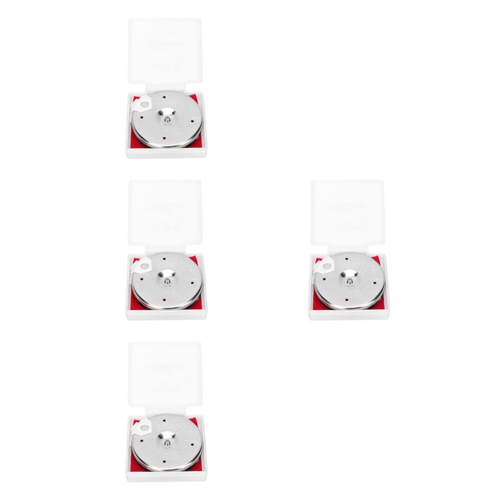 ibasenice 4sets Tuner Professionale Portatile Per Strumenti Musicali Accordatore Per Chitarra Violino Basso e Ukulele Strumento Utile Per Allenamento Orecchio e Canto Vista Design Compatto e