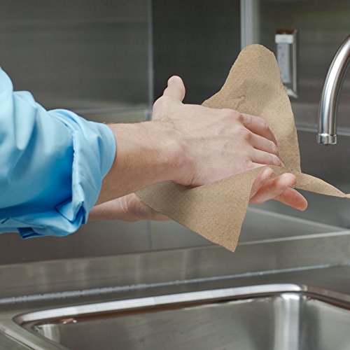 Scott 100% Recycled Fiber Multifold Paper Towels (01801), 9.2” x 9.4”, Brown, 16 Clips/Case, 250 Sheets/Clip, 4,000 Towels/Case