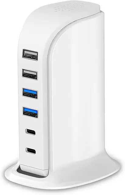 USB Charger Block Upoy, Charging Station for Multiple...