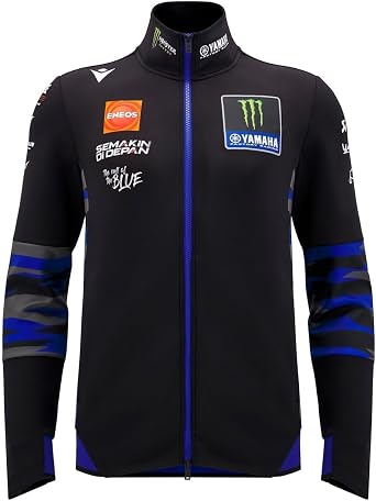 Monster Energy Yam Moto GP Men's Replica Team Full Zip Sweatshirt