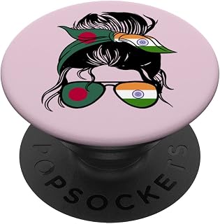 Bangladesh India Mix Half Bangladeshi and half Indian PopSockets Swappable PopGrip