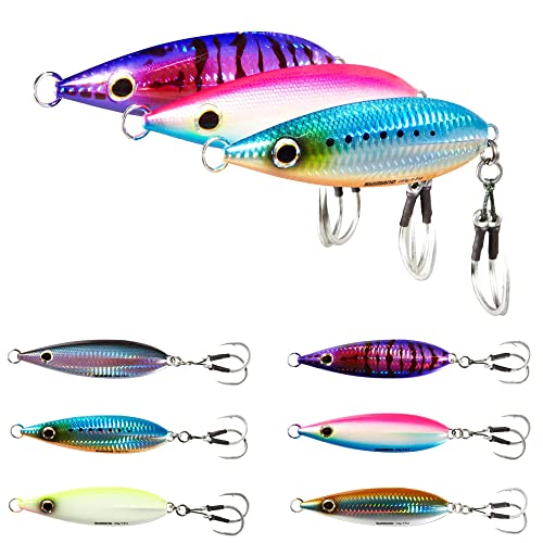 Shimano Butterfly Flat-Fall Fishing Jig, 130G, Pink Blue #TOP3