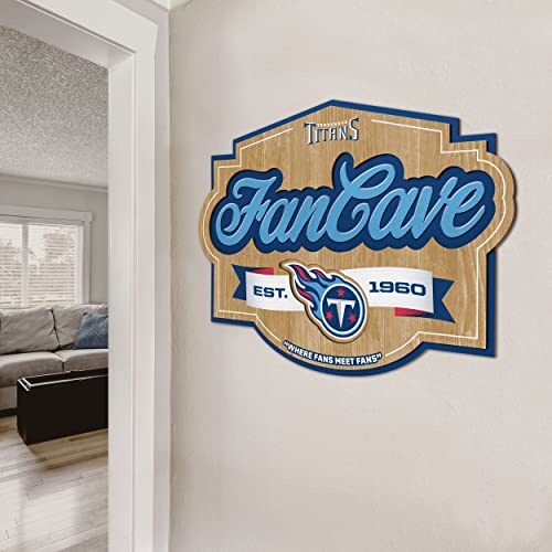 Image of YouTheFan NFL Tennessee Titans FanCave Wall Art