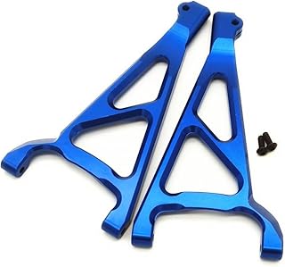Aluminum Front Upper Suspension Arms Left and Right Blue for Traxxas 1/10 E REVO Summit 5331 5332